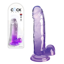 King Cock - 7 in Cock With Balls - Purple