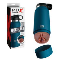 PDX Plus - Fuck Flask - Blue Bottle - Brown