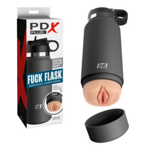 PDX Plus - Fuck Flask - Grey Bottle - Light