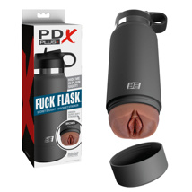 PDX Plus - Fuck Flask - Bouteille grise - Brun