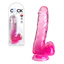 King Cock - 6 in. Cock with Balls - Pink
